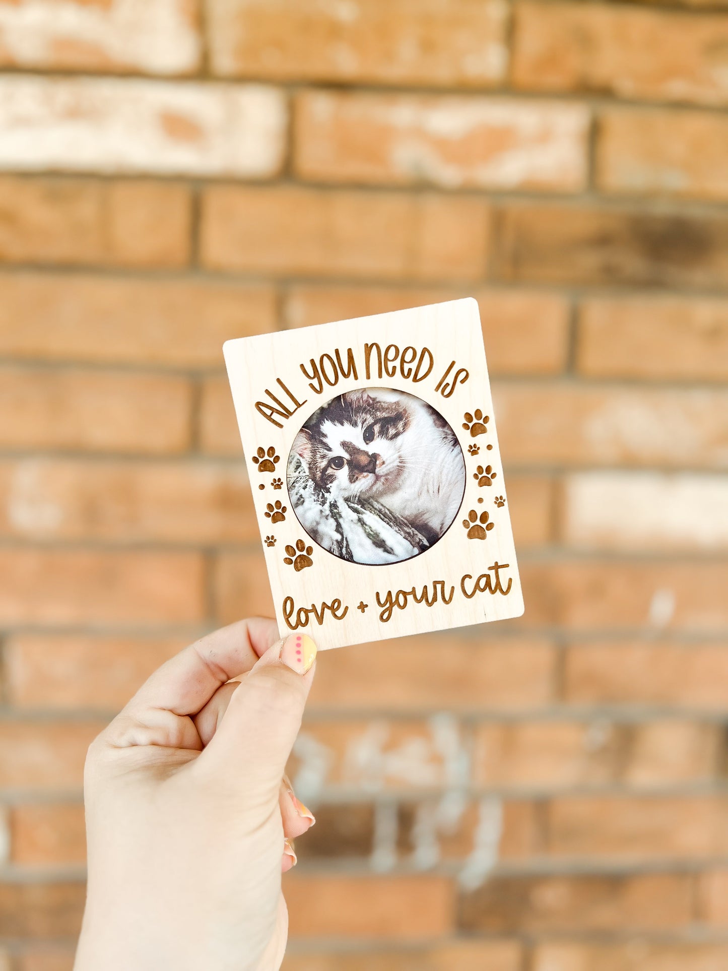 All You Need is Love + your pet | Photo Magnet