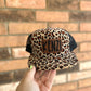 Leopard Name Hat