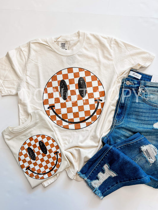 Checkered Happy Face