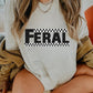 (WS) F E R A L Comfort Color Tshirt