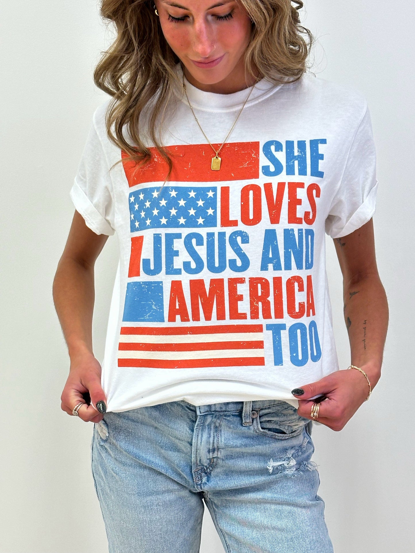 She Loves Jesus - RTS (XL,2X,3X,4X)