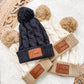 Chunky Knit Name Beanies