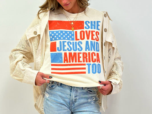 She Loves Jesus - RTS (XL,2X,3X,4X)