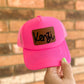 Pink Name Hat