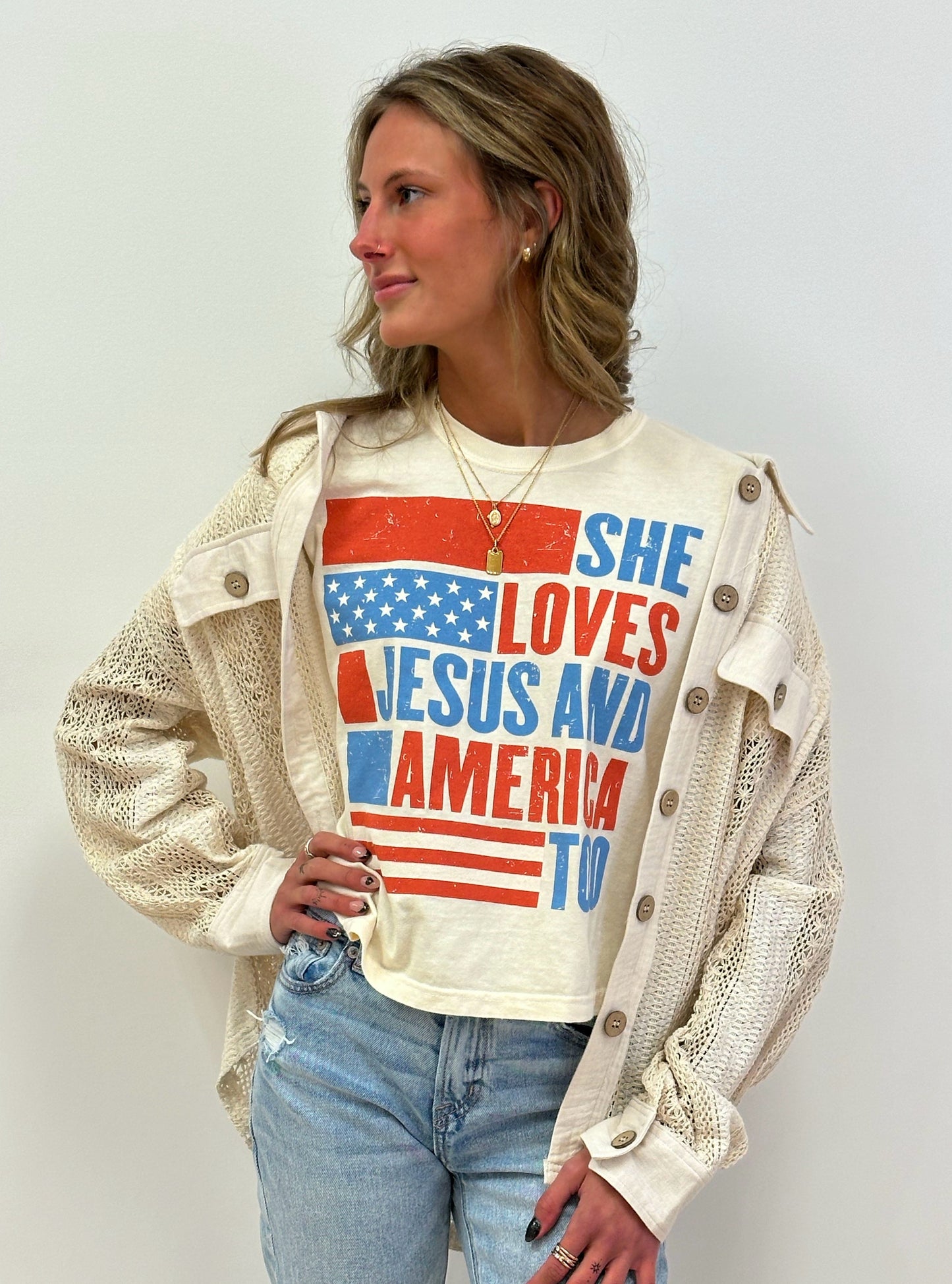 She Loves Jesus - RTS (XL,2X,3X,4X)