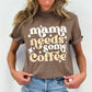 Mama Needs Coffee PUFF - RTS S 2X 3X