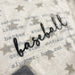 Baseball Script -( XL 2X)