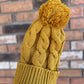 Chunky Knit Monogram Beanies