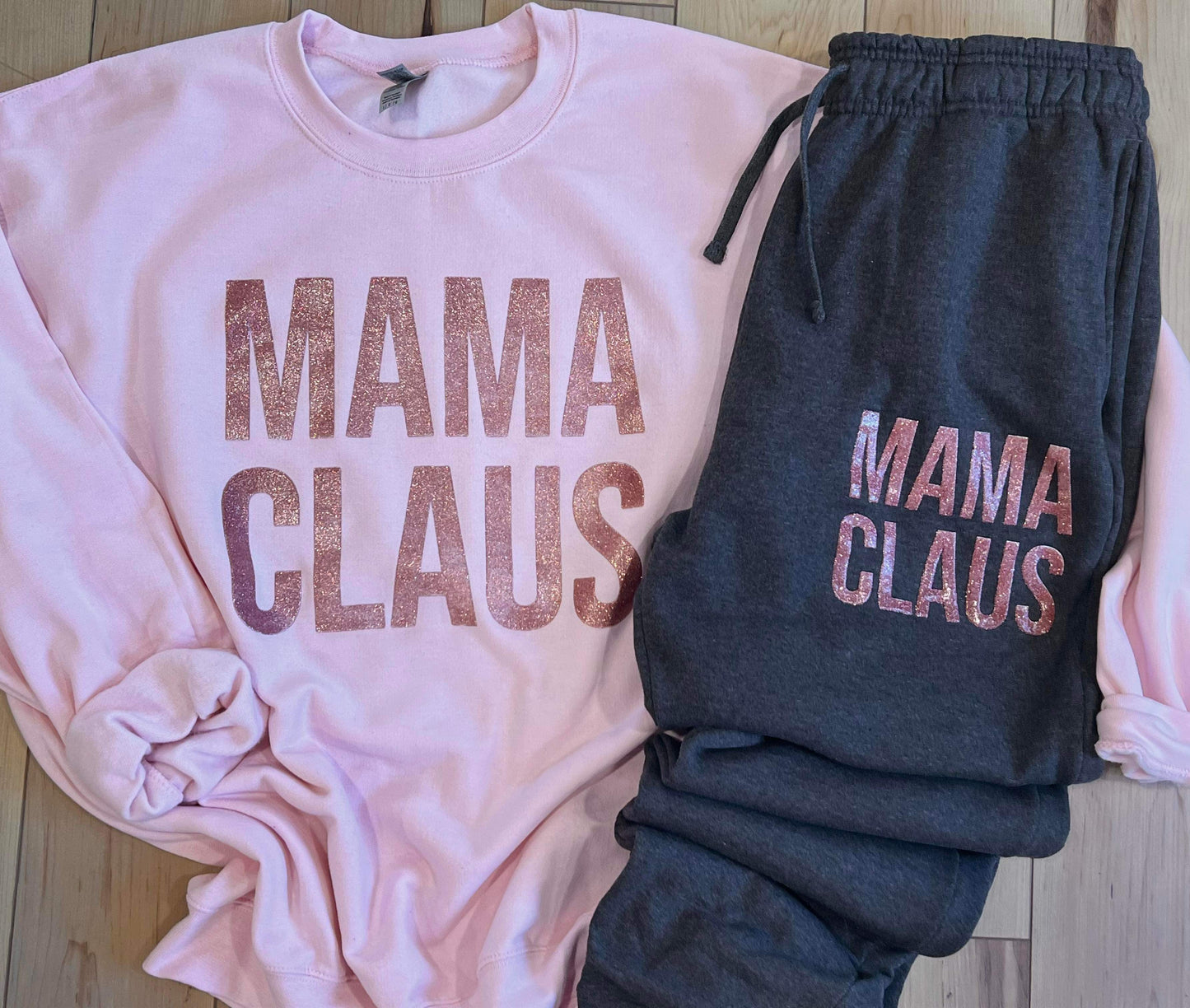 Preppy Mama Claus Jogger - S,4X