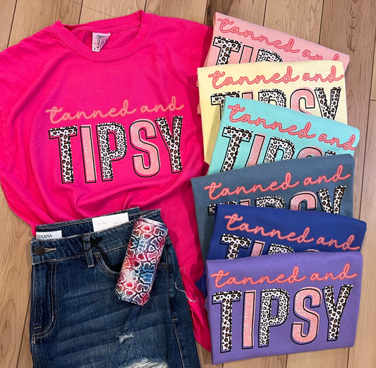 Tanned & Tipsy - RTS S M L XL 2X 3X 4X