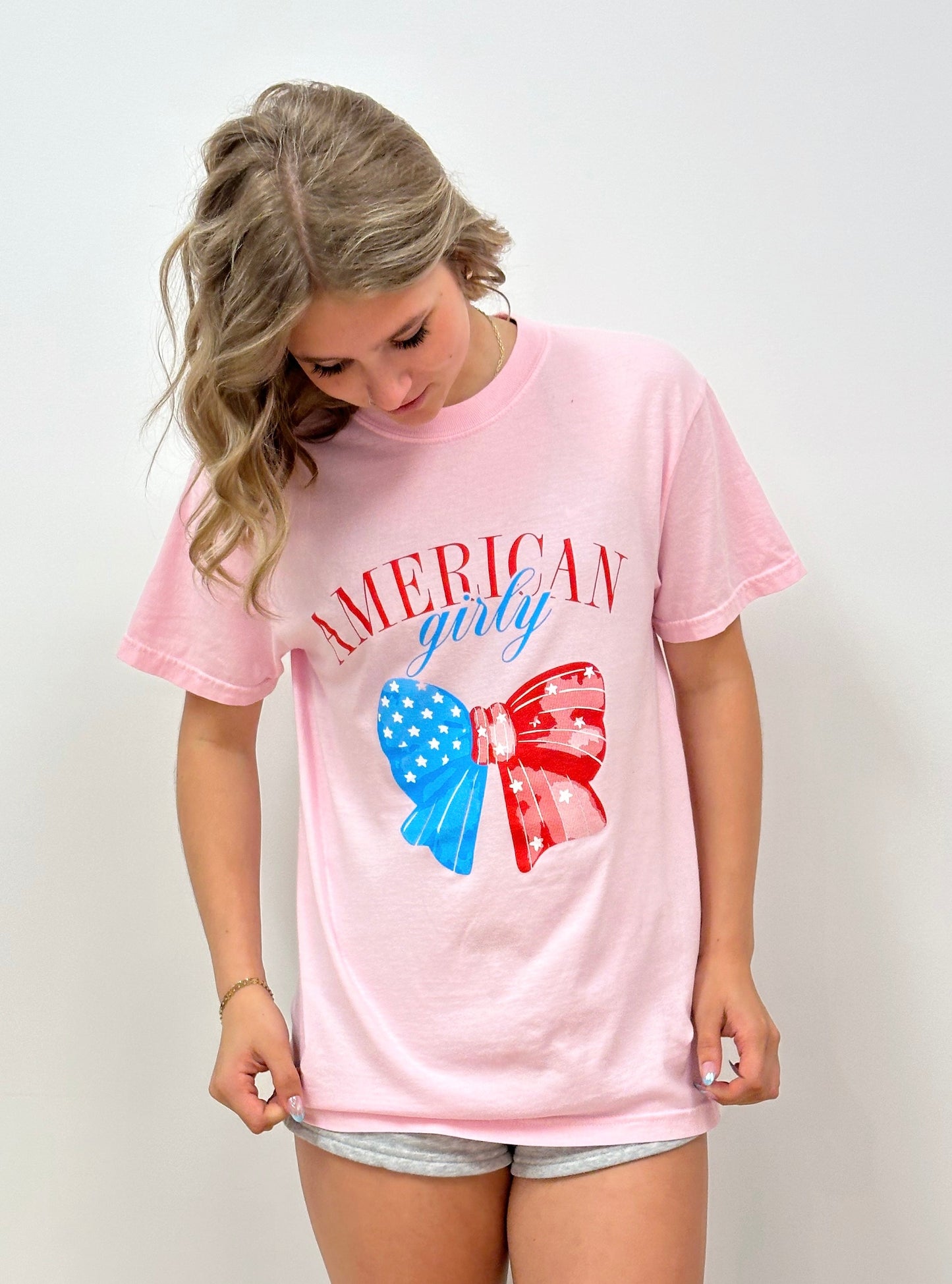 American Girly Bow - RTS (S, M, L, XL, 2X, 3X)