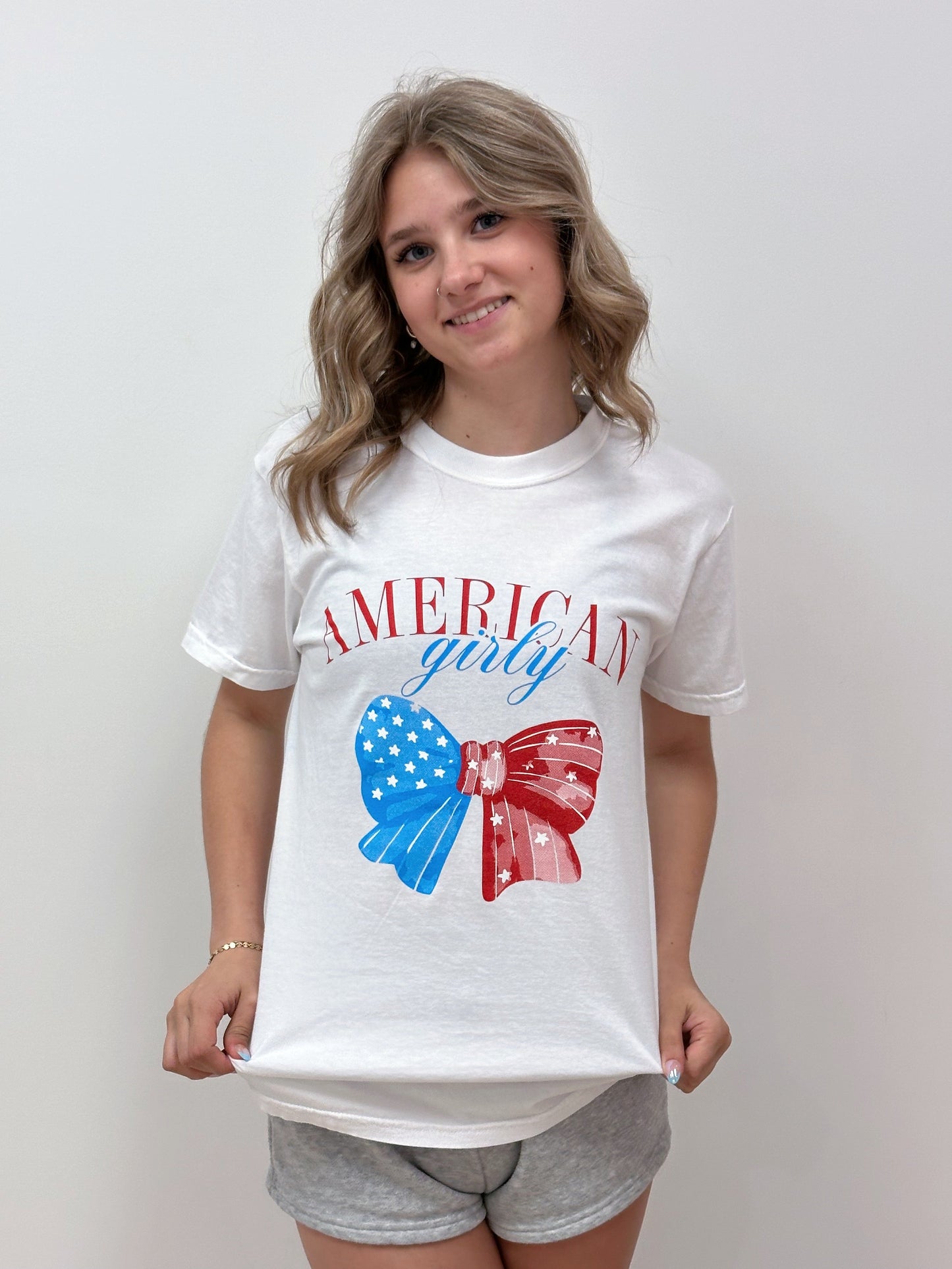 American Girly Bow - RTS (S, M, L, XL, 2X, 3X)