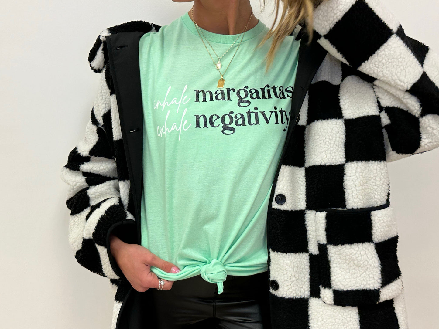 Inhale Margs Exhale Negativity - RTS S L XL 2X 4X