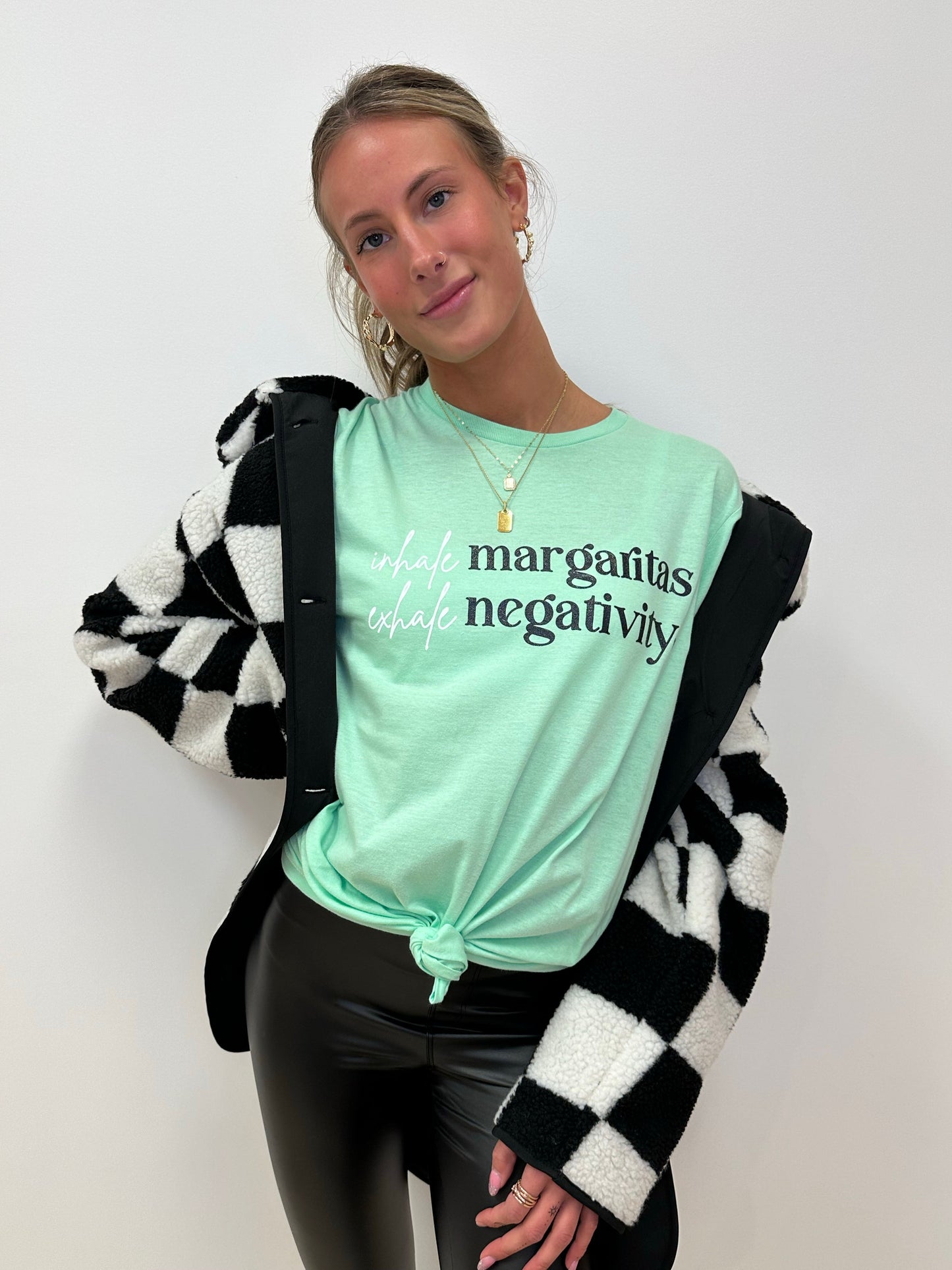 Inhale Margs Exhale Negativity - RTS S L XL 2X 4X