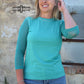 Stevie Stud Mesh Sleeve Top