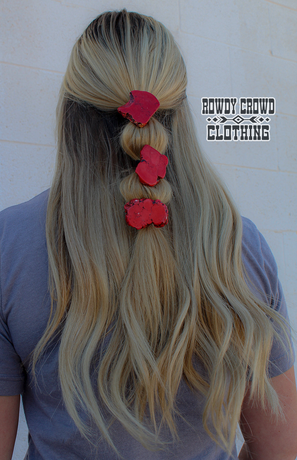   decorative ponytail, rock ponytail, western accessories, ponytail holder, hair tie, hair accessories, western hair accessories, western wholesale, wholesale accessories, wholesale hair accessories, western apparel, western style, turquoise hair tie