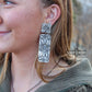 Silver Dollar Earrings