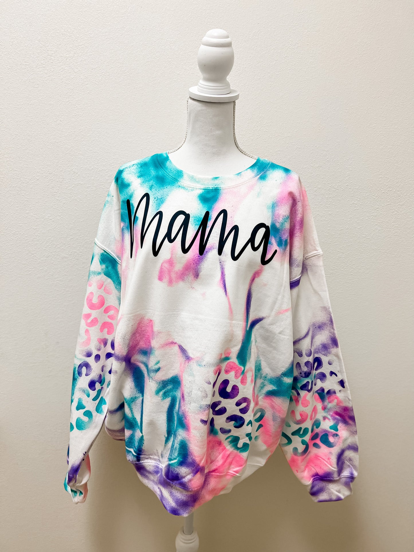 Leopard Tye Dye Mama