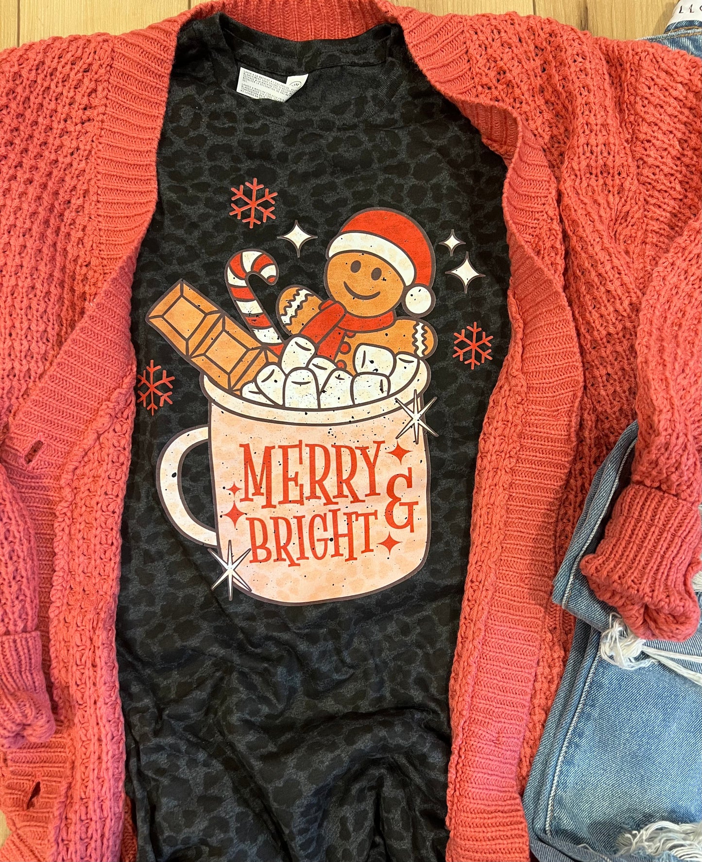 Merry & Bright Gingerbread Cup - RTS