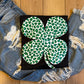 Leopard Print Shamrock - RTS S, 3X