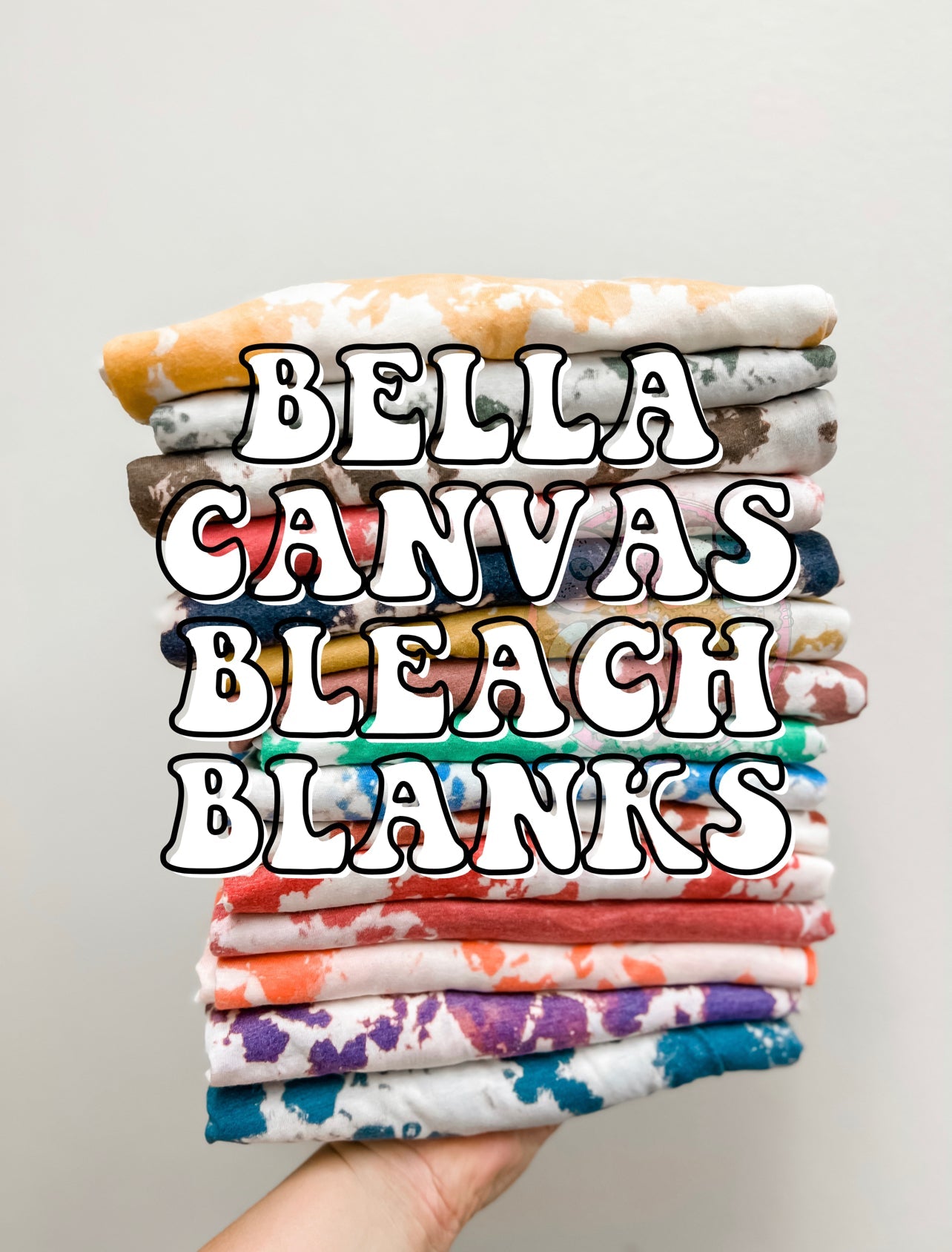 Bella Canvas - Scrunch Bleach Blanks