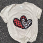 Leopard Plaid Heart - RTS (S)