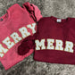 MERRY Patch Sweatshirt - (S,2X,3X)