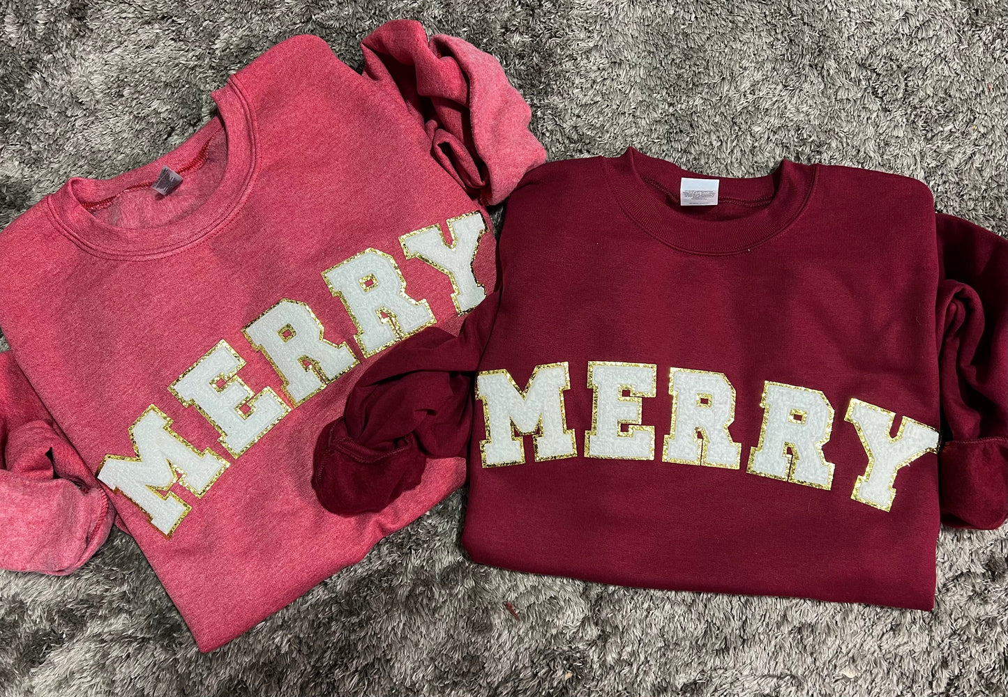 MERRY Patch Sweatshirt - (S,2X,3X)