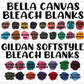 Gildan Softstyle - Scrunch Bleach Blanks