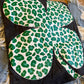 Leopard Print Shamrock - RTS S, 3X